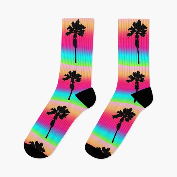 Item preview, Tropical Sunset With Palm Tree Silhouette designed and sold by jaggerstudios.