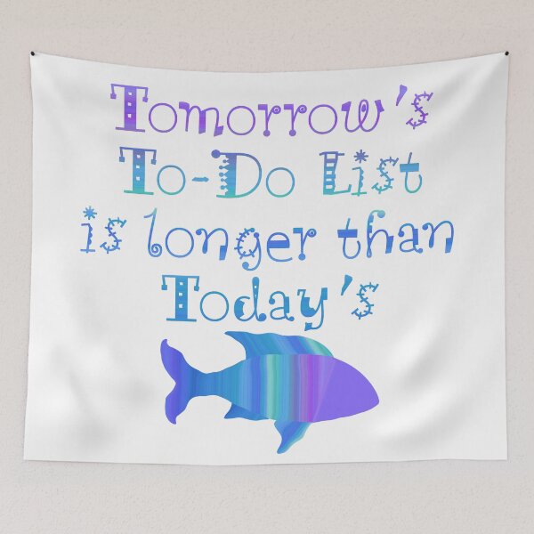 Item preview, Procrastination Fishing Quote Saying Motto designed and sold by WatersEdgeGal.