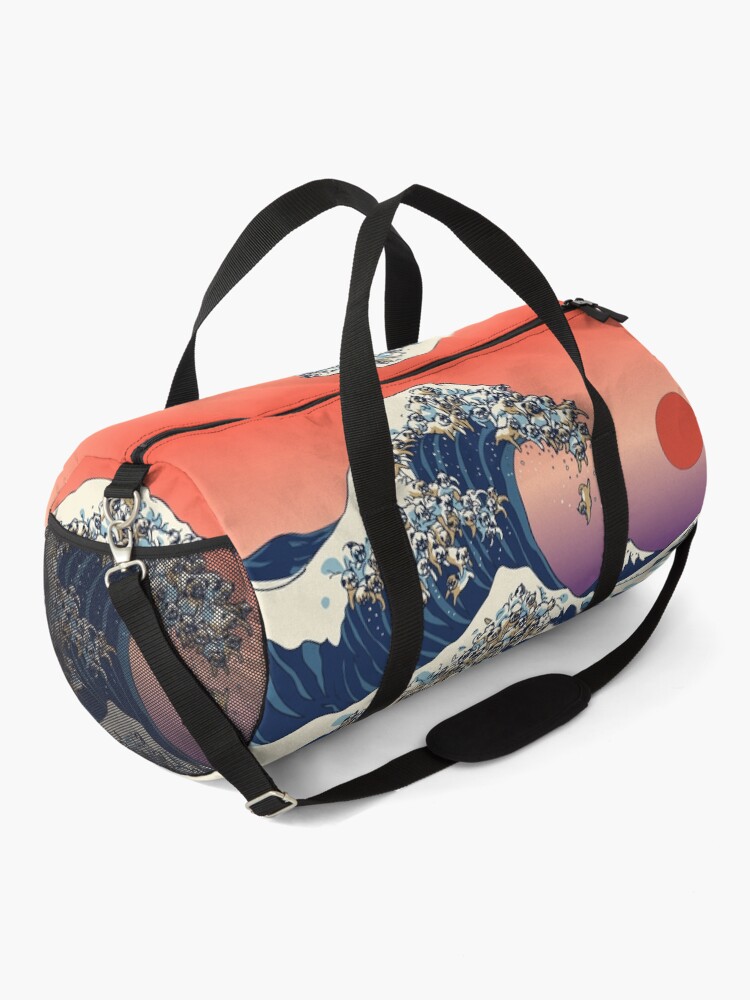 Alternate view of The Great Wave of Pug Duffle Bag
