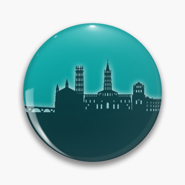 Item preview, Toulouse France Skyline designed and sold by ArtPrints.