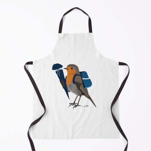 Item preview, Robin First Day of School bird drawing gift boys girls kids birdwatcher biologist designed and sold by jz-birds.