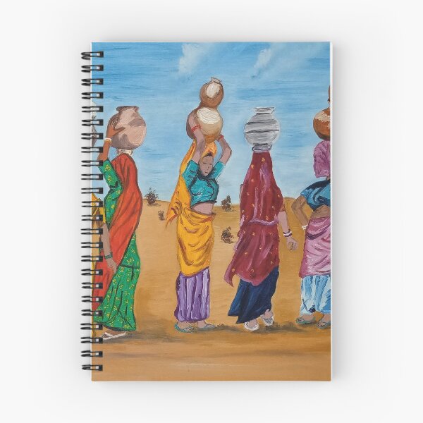 Item preview, Indian women painting designed and sold by Abha-Hues.