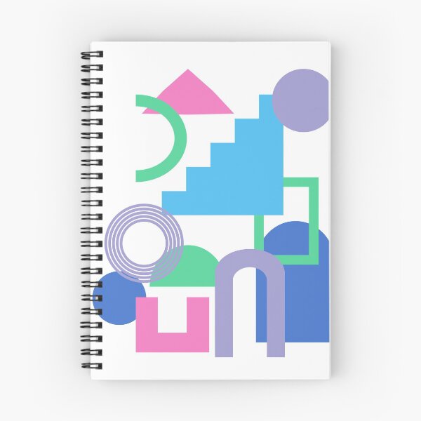Item preview, Collage de formas abstractas en colores brillantes de los años 90 designed and sold by JuneJournal.
