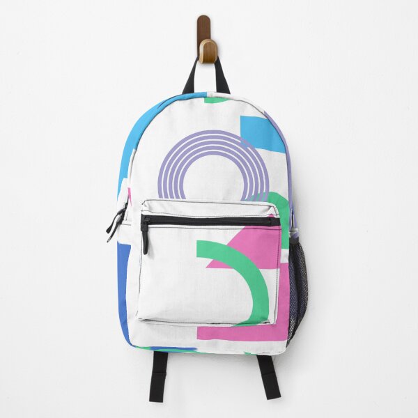 Item preview, Abstract Shape Collage in Bright 90s Colors designed and sold by JuneJournal.