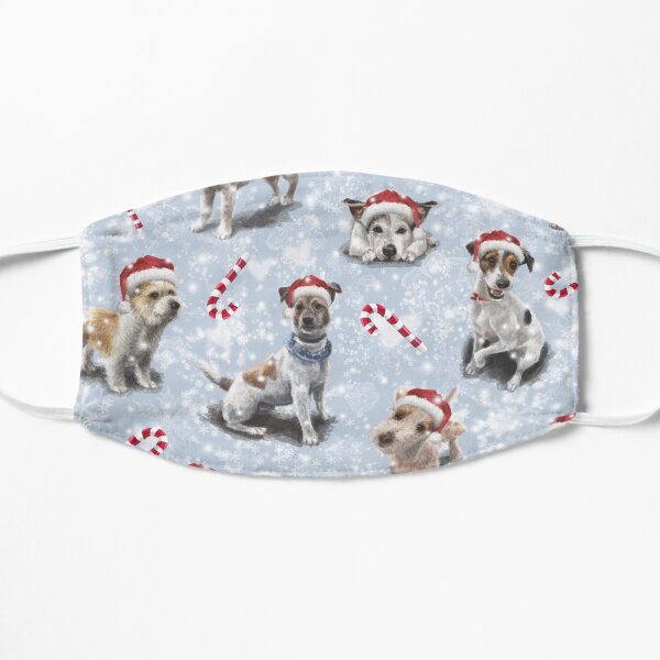 The Christmas Jack Russell Terrier Flat Mask