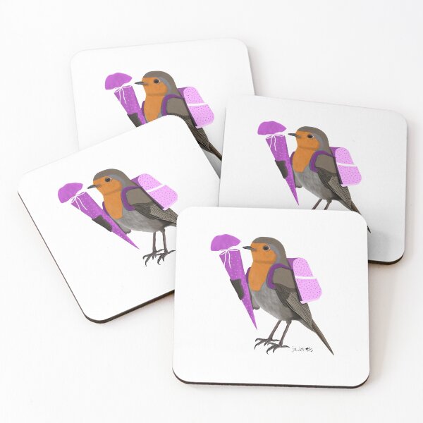Item preview, Robin First Day of School bird drawing gift boys girls kids birdwatcher biologist designed and sold by jz-birds.