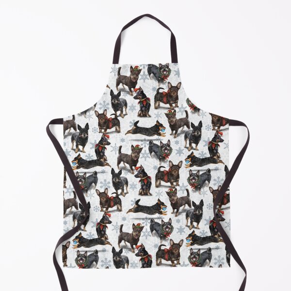 Item preview, The Christmas Lancashire Heeler designed and sold by Elspeth Rose Design.