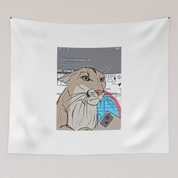 Item preview, Cougar media designed and sold by Manalopangaea.