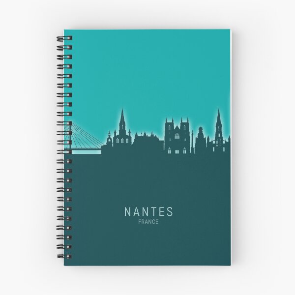 Artikelvorschau, Nantes France Skyline entworfen und verkauft von ArtPrints.