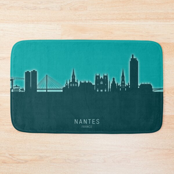 Item preview, Nantes France Skyline designed and sold by ArtPrints.