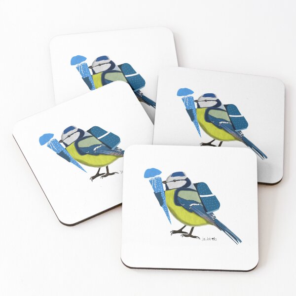 Item preview, Bluetit First Day of School bird drawing gift boys girls kids birdwatcher biologist designed and sold by jz-birds.