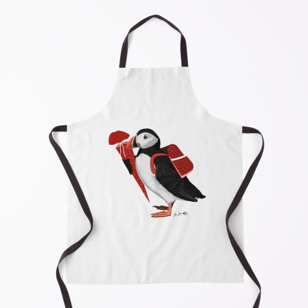 Item preview, Puffin First Day of School bird drawing gift boys girls kids birdwatcher biologist designed and sold by jz-birds.
