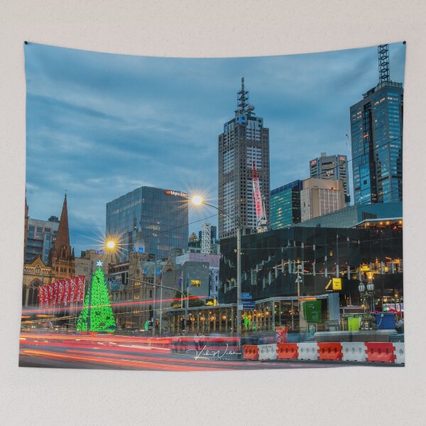 Item preview, Federation Square, Melbourne - Christmas 2018 designed and sold by Vicki Walsh.