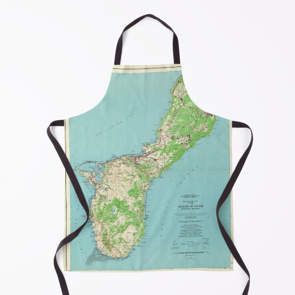 Item preview, Vintage Guam Map (1965) designed and sold by BravuraMedia.