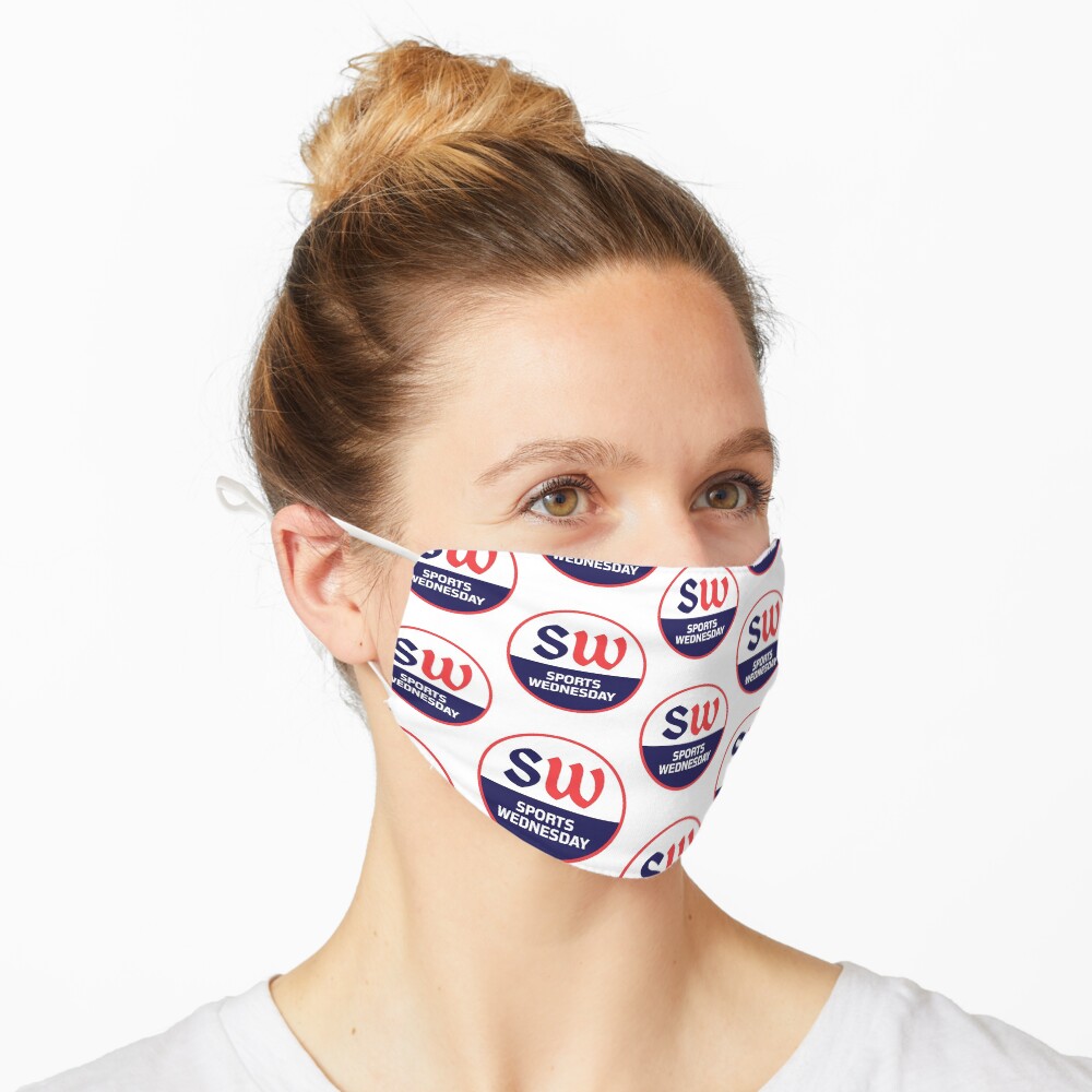 Sports Wednesday Official Blood n' Blue Logo Mask