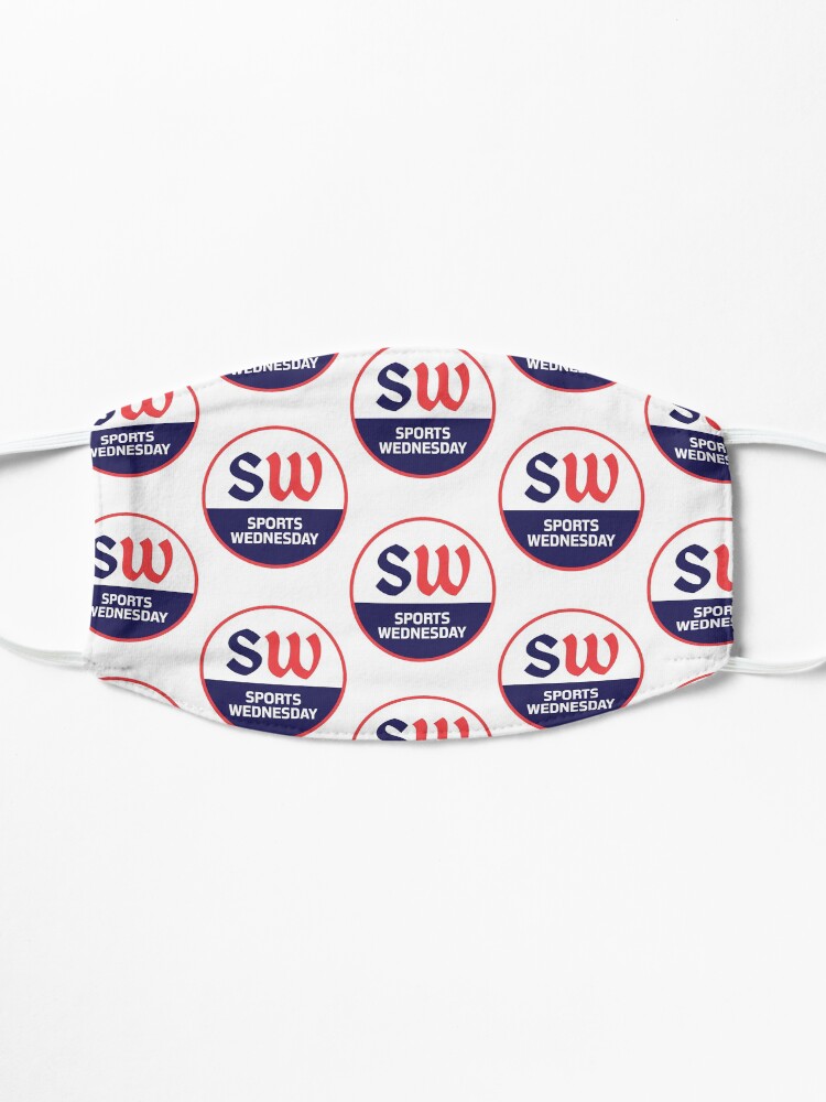 Alternate view of Sports Wednesday Official Blood n' Blue Logo Mask