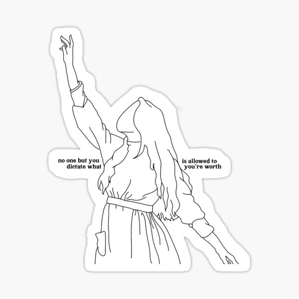 Anne with an E sticker Sticker