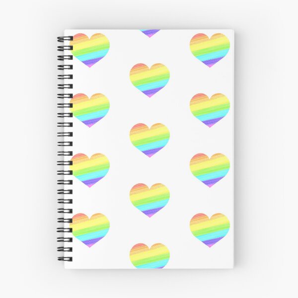 Item preview, Rainbow Brushstrokes Heart designed and sold by YouCheekyCow.