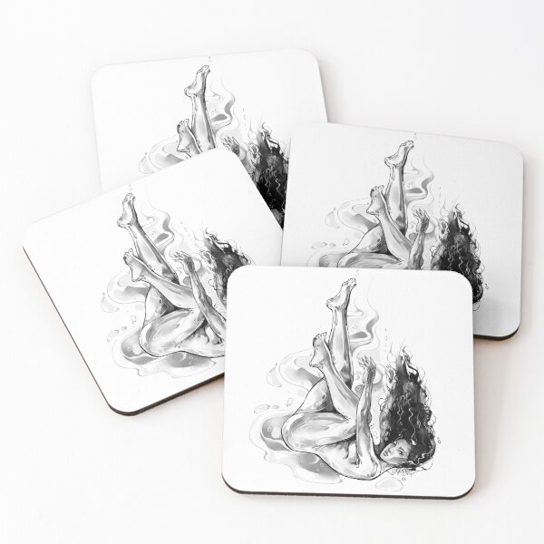 Item preview, Fallen Angel black and white designed and sold by Anqi-Art.