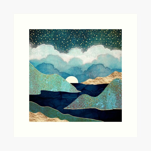 Ocean Clouds Art Print