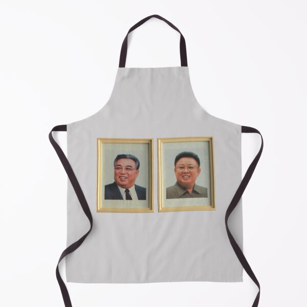 Item preview, Kim Il-Sung & Kim Jong-Il Portrait, North Korea DPRK #1 designed and sold by radpidgeons.