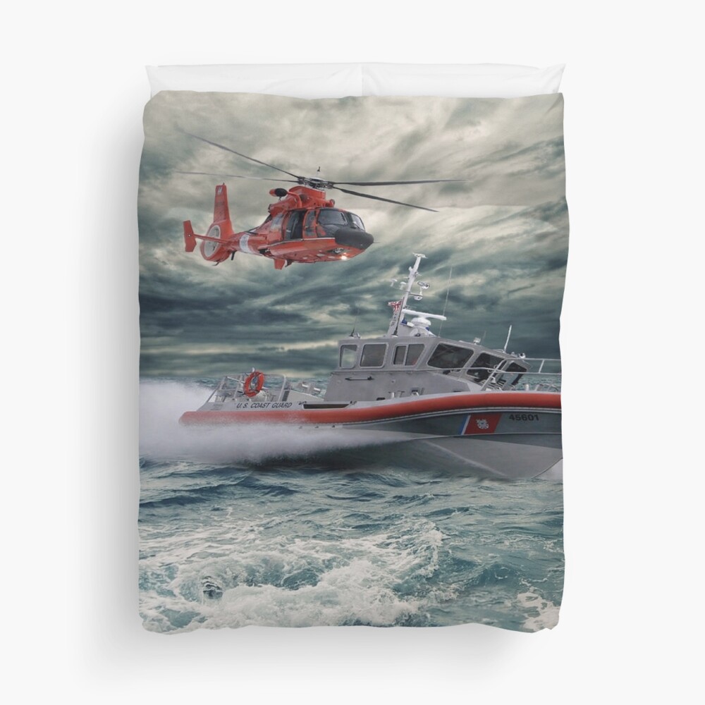 United States Coast Guard Duvet Cover