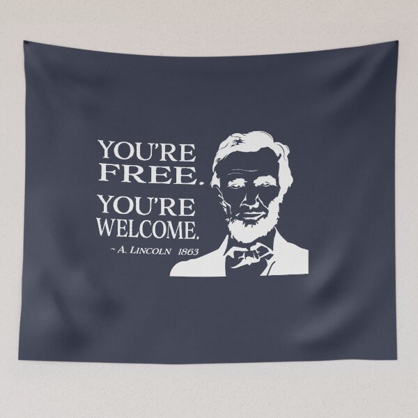 Item preview, Abe Lincoln You're Free designed and sold by bjcoving.