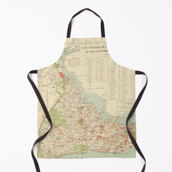 Item preview, Vintage Istanbul & Constatinople Map (1922) designed and sold by BravuraMedia.