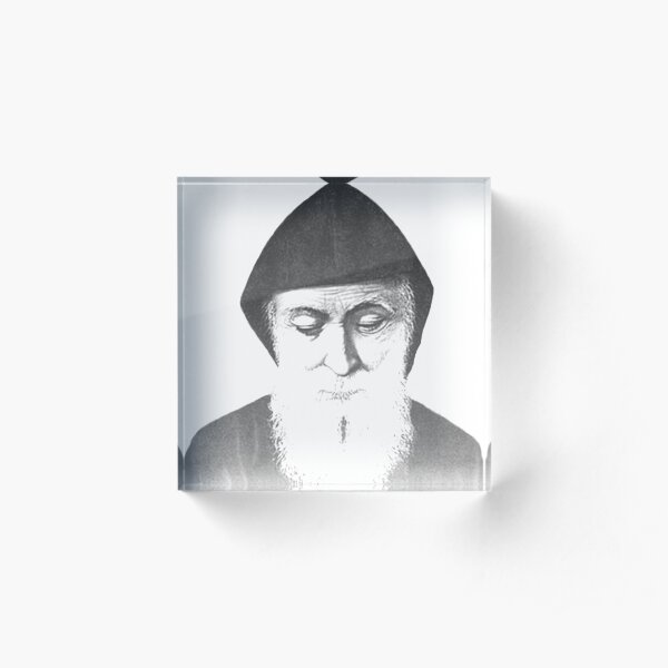 Saint Charbel Acrylic Block