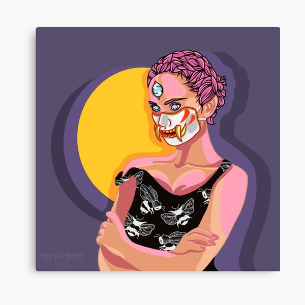 Kitsune Mask Canvas Print