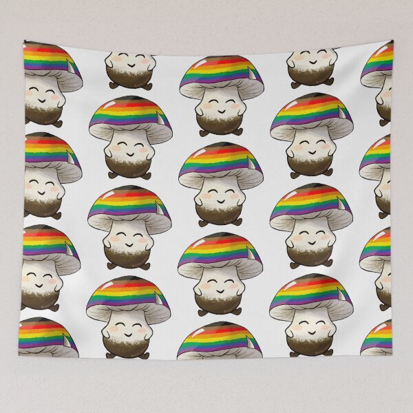 Item preview, Philly Pride Mushroom designed and sold by Katherine Shapard.