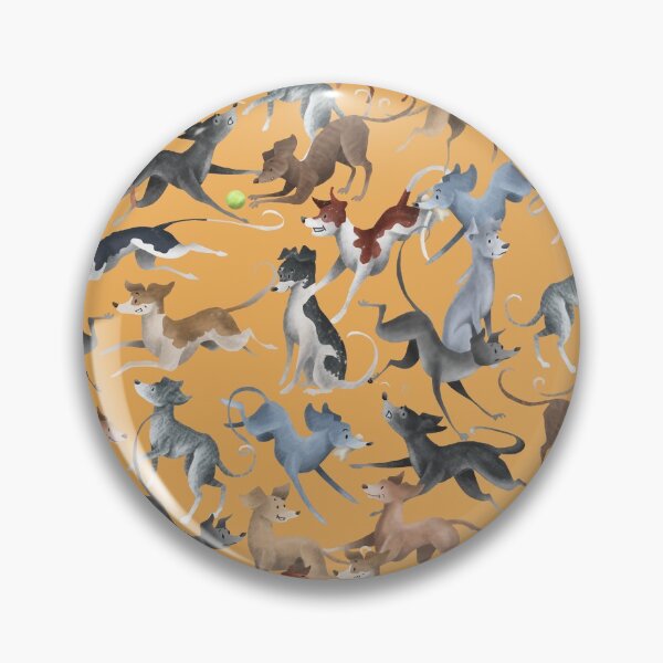 Item preview, Hound and About Orange designed and sold by Elspeth Rose Design.