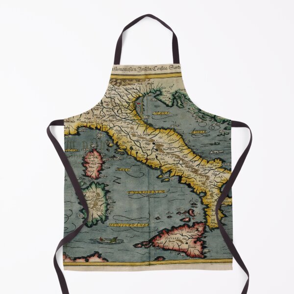 Item preview, Vintage Map of Italy (1588) designed and sold by BravuraMedia.