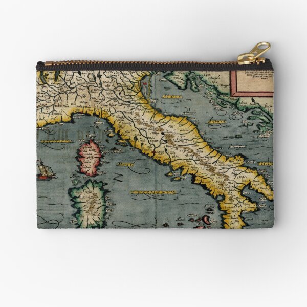 Item preview, Vintage Map of Italy (1588) designed and sold by BravuraMedia.