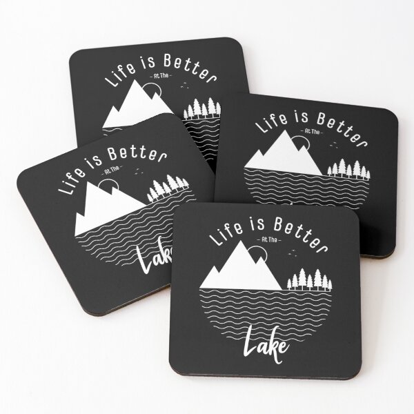 Item preview, Life Is Better at the Lake, Funny Idea Gift  designed and sold by JUSTBEELEGANT.