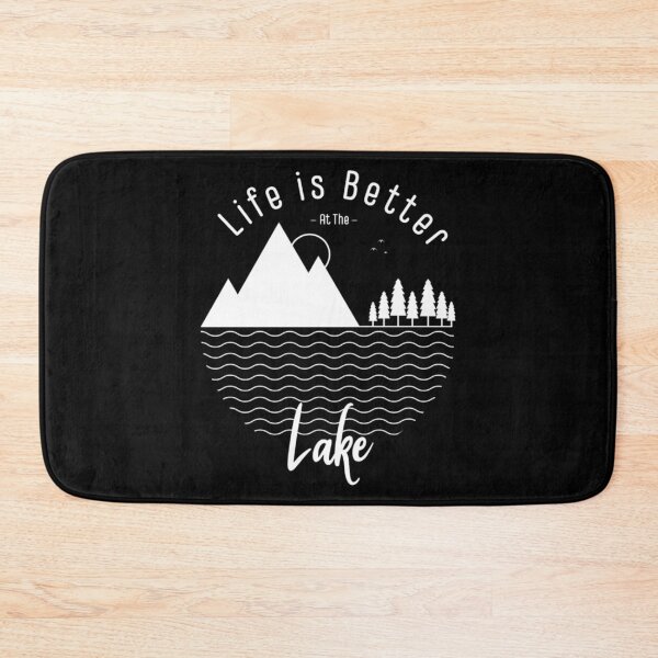 Item preview, Life Is Better at the Lake, Funny Idea Gift  designed and sold by JUSTBEELEGANT.