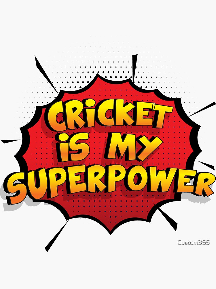 Cricket Cricket Gift Cricketer Sport' Sticker