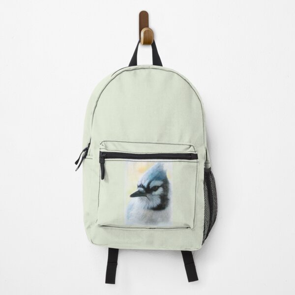 Item preview, Buzz Two Point O - Portrait Of A Blue Jay designed and sold by Leslie Montgomery Art.