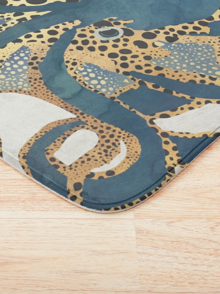 Thumbnail 3 of 6, Bath Mat, Underwater Dream VI designed and sold by spacefrogdesign.