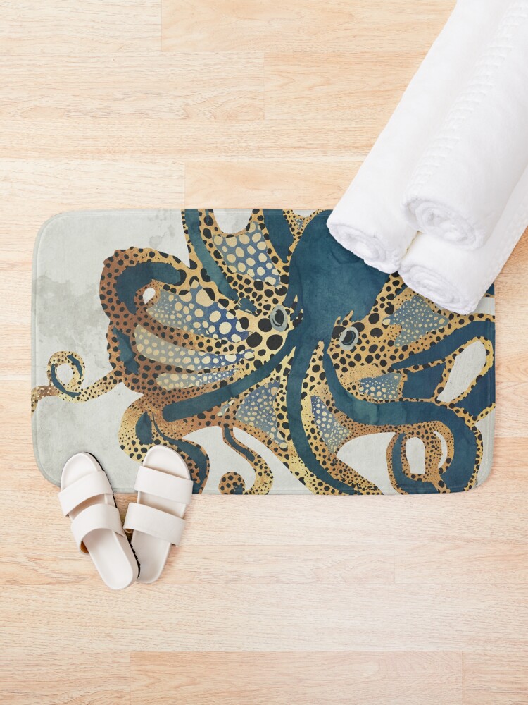 Thumbnail 1 of 6, Bath Mat, Underwater Dream VI designed and sold by spacefrogdesign.