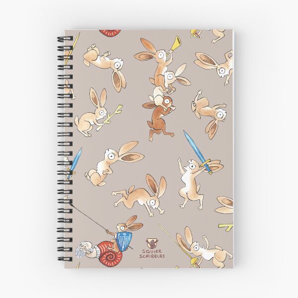 Item preview, Medieval Rabbits - WARM GREY version designed and sold by Jackoburra.
