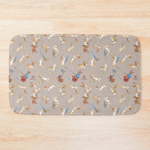 Item preview, Medieval Rabbits - WARM GREY version designed and sold by Jackoburra.