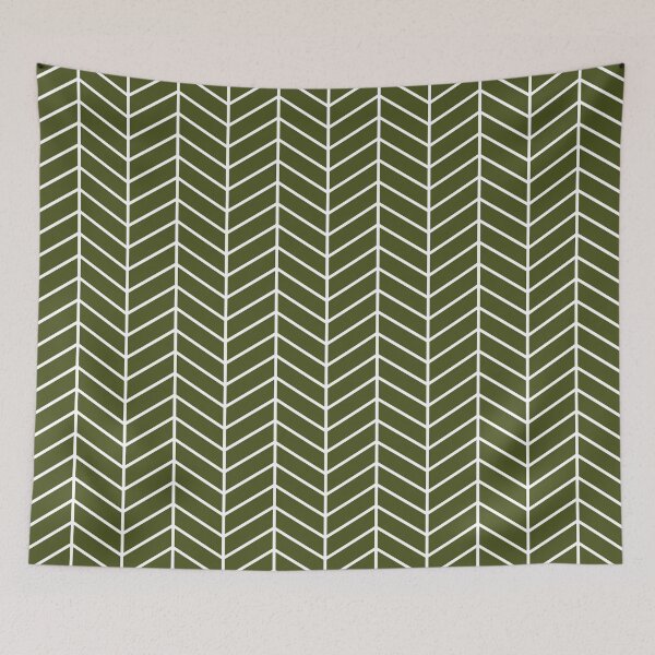 Item preview, dark green chevrons designed and sold by ImagineKaye.