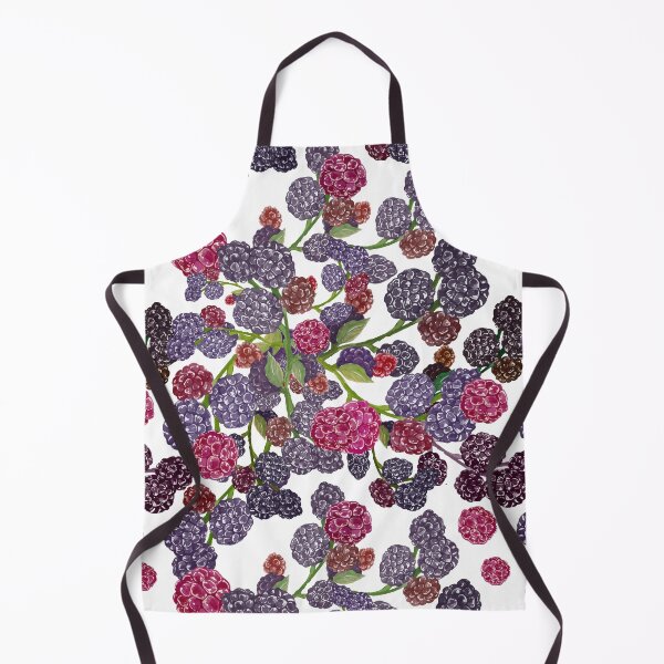 Item preview, Botanical Seamless Blackberry fruit pattern designed and sold by RSDigitalPrintDesign.