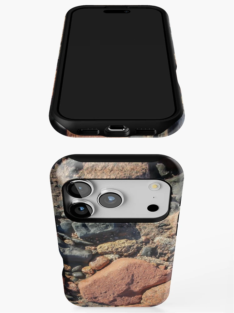 Thumbnail 3 of 4, iPhone Case, Beach Rocks designed and sold by Eman4.