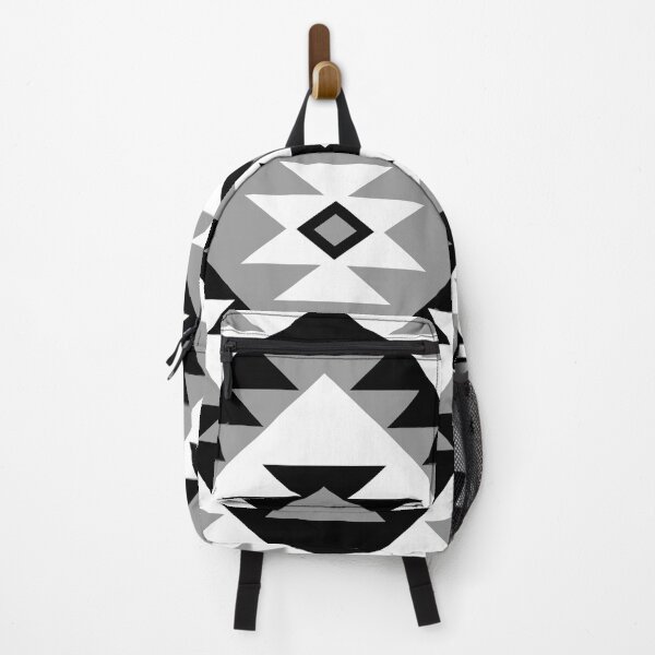 Item preview, Aztec Motif Diamond Black White Gray designed and sold by NataliePaskell.