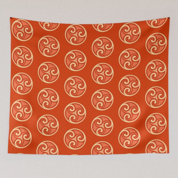 Item preview, Celtic Triskele Ornament, Mandarin Orange  designed and sold by Marymarice.