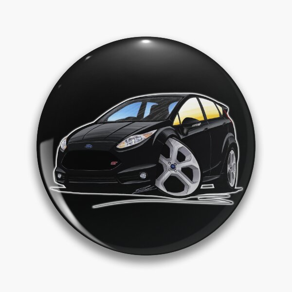 Item preview, Ford Fiesta (Mk7) ST (5dr) Black [No Plate] designed and sold by Yeomans Cartoons.