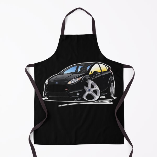 Item preview, Ford Fiesta (Mk7) ST (5dr) Black [No Plate] designed and sold by Yeomans Cartoons.