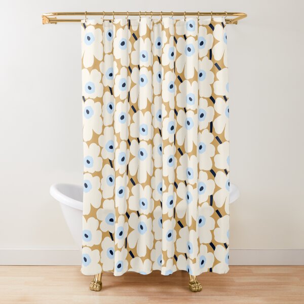 Marimekko Pieni Unikko design Shower Curtain
